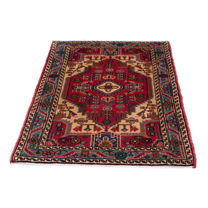 Tapis persan - Nomadic - 125 x 83 cm - rouge foncé