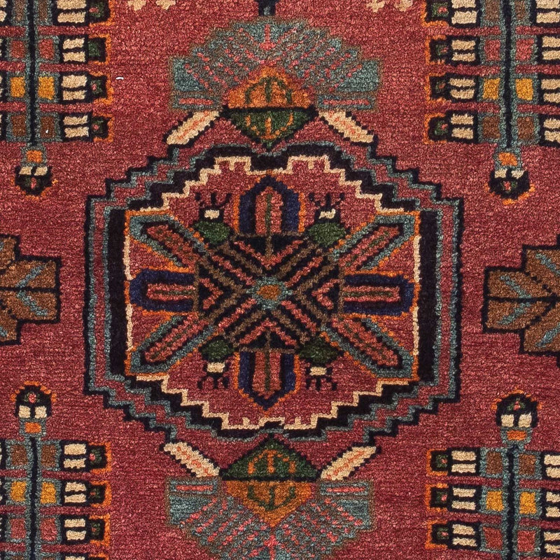 Tapis persan - Nomadic - 120 x 86 cm - rouge foncé