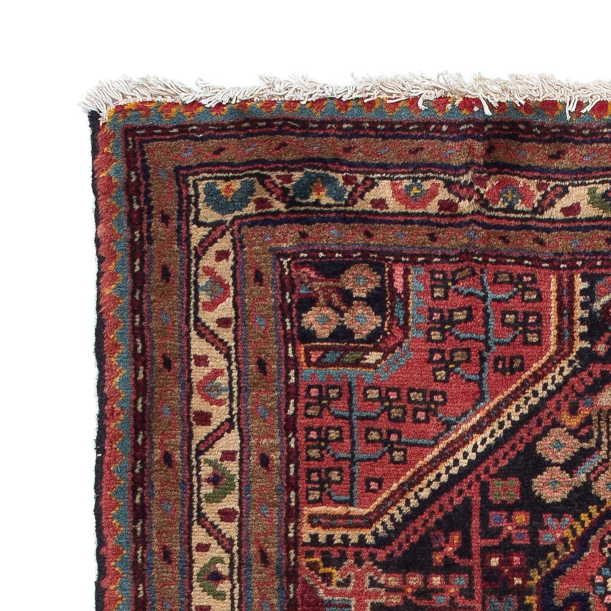 Tapis persan - Nomadic - 115 x 83 cm - rouge clair