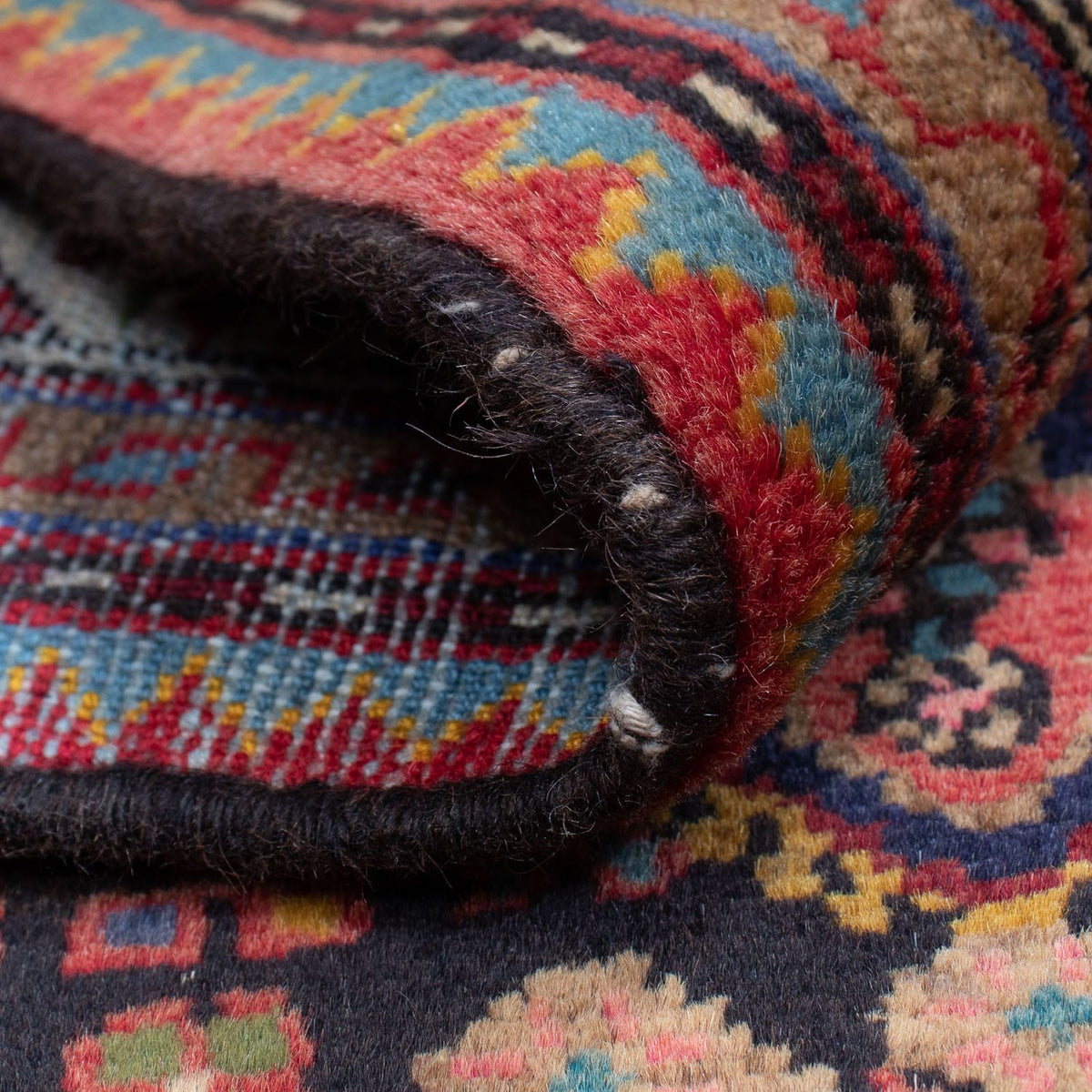 Tapis persan - Nomadic - 115 x 83 cm - rouge clair