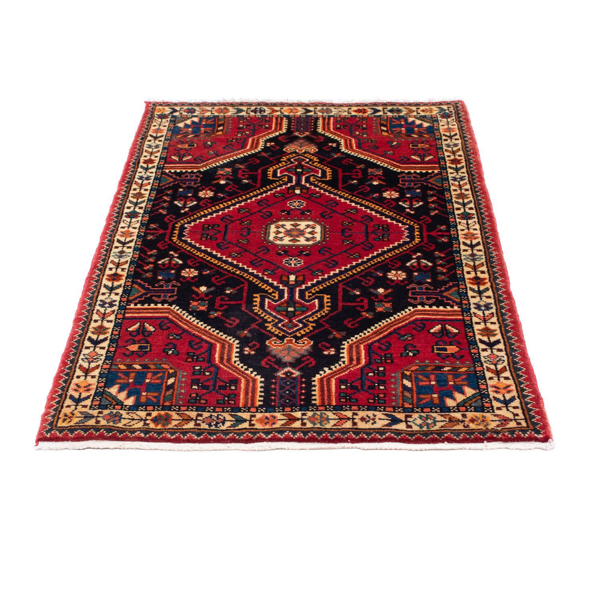 Tapis persan - Nomadic - 122 x 78 cm - bleu foncé