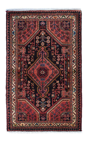 Tapis persan - Nomadic - 130 x 85 cm - bleu foncé