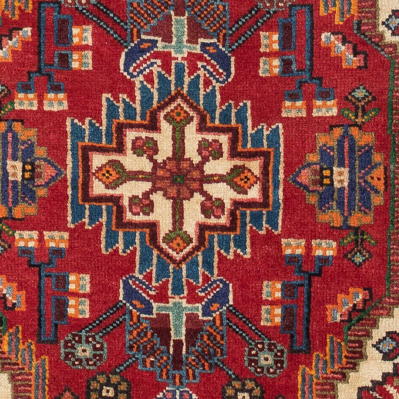 Tapis persan - Nomadic - 133 x 90 cm - rouge foncé