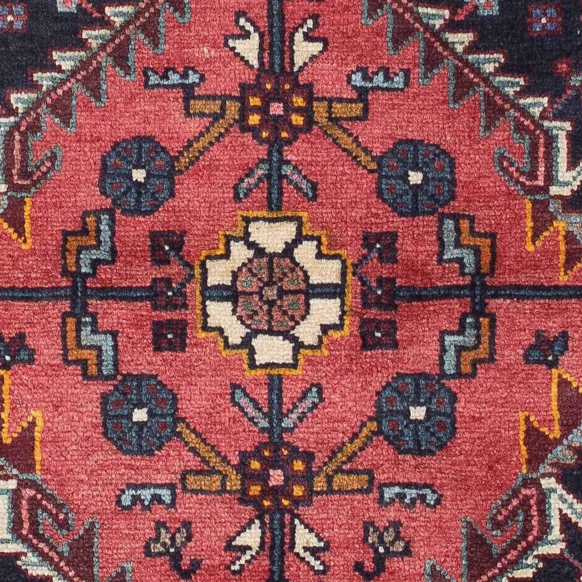 Tapis persan - Nomadic - 115 x 84 cm - bleu foncé