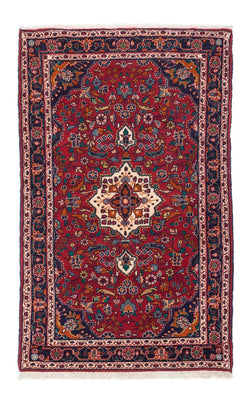 Tapis persan - Nomadic - 128 x 88 cm - rouge foncé