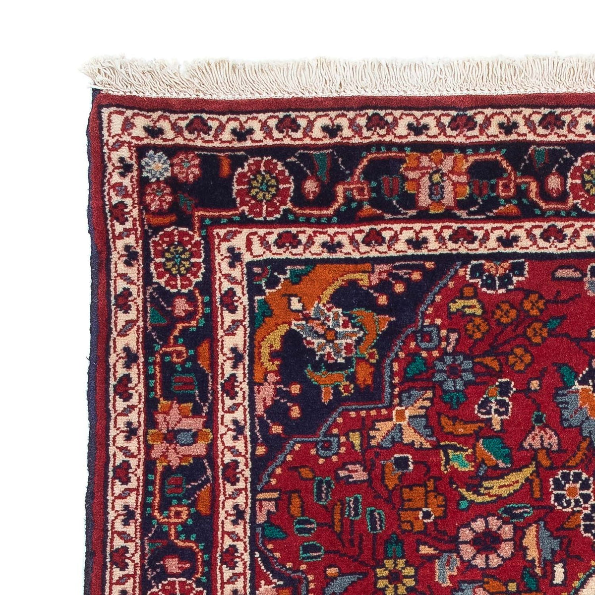 Tapis persan - Nomadic - 128 x 88 cm - rouge foncé
