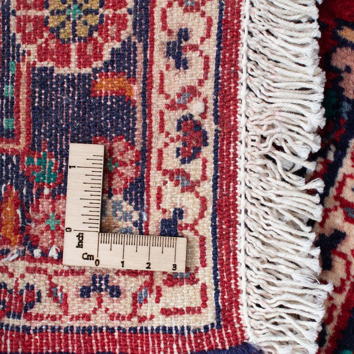 Tapis persan - Nomadic - 128 x 88 cm - rouge foncé