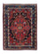 Tapis persan - Nomadic - 125 x 90 cm - rouge foncé