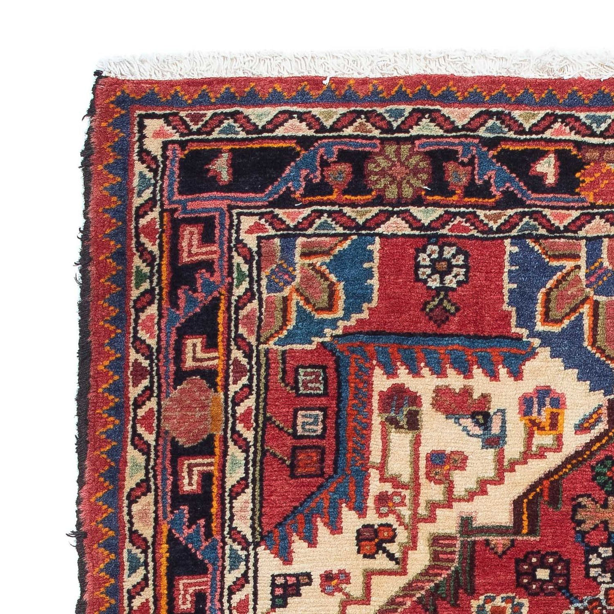 Tapis persan - Nomadic - 122 x 90 cm - rouge