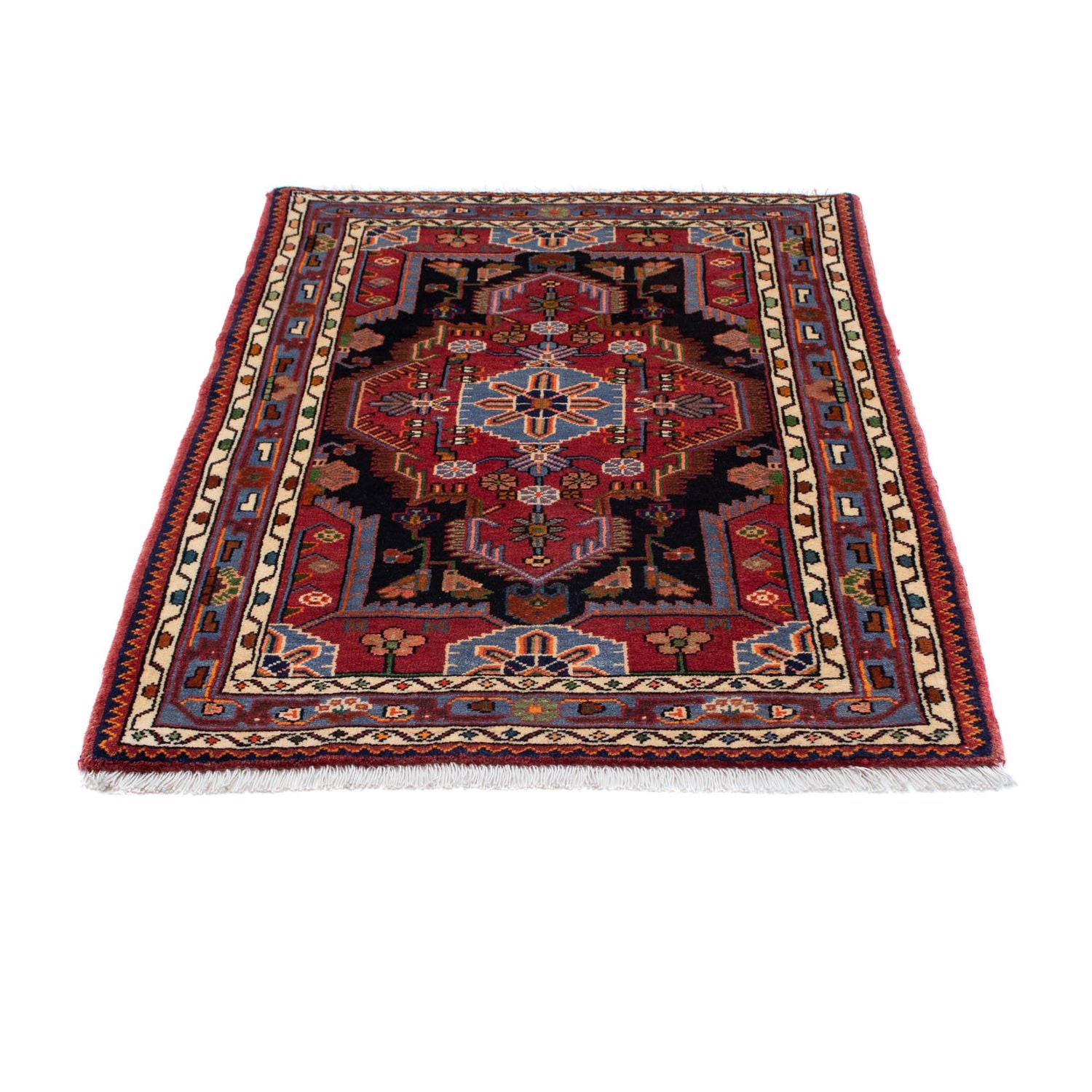Tapis persan - Nomadic - 125 x 92 cm - rouille