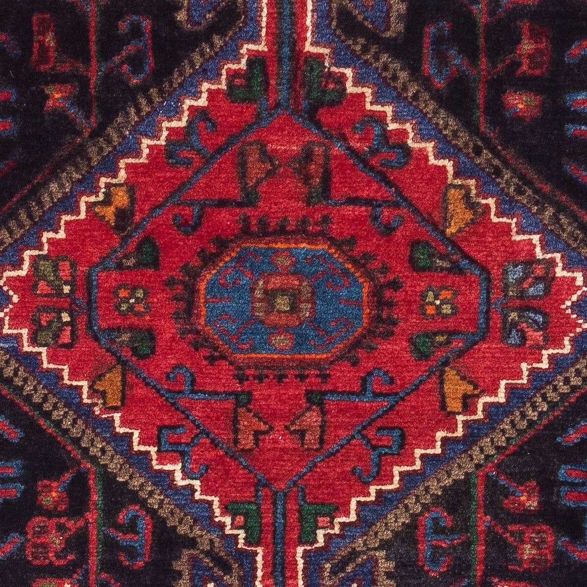 Tapis persan - Nomadic - 120 x 88 cm - rouge
