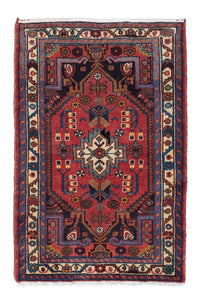 Tapis persan - Nomadic - 125 x 88 cm - rouille