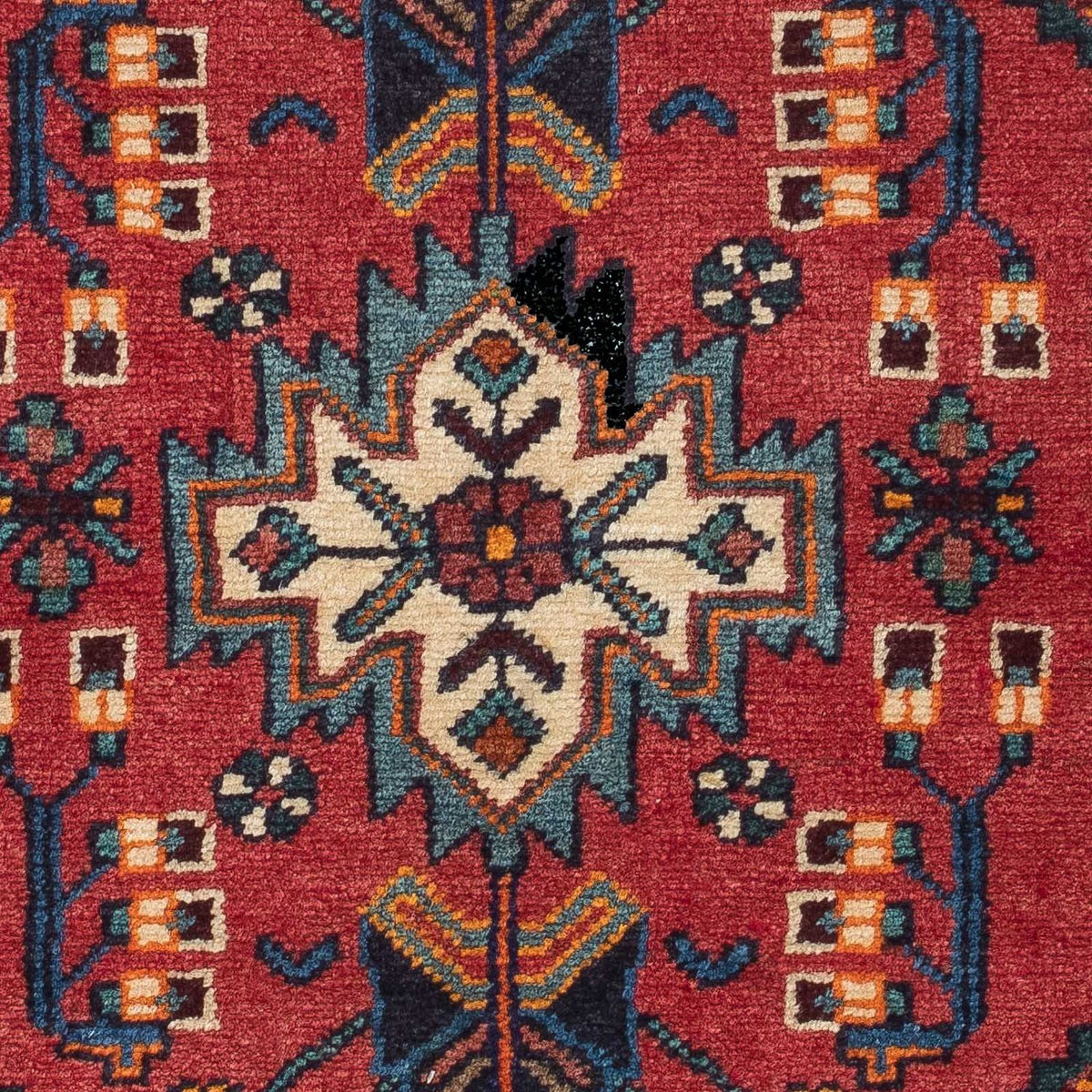 Tapis persan - Nomadic - 125 x 88 cm - rouille