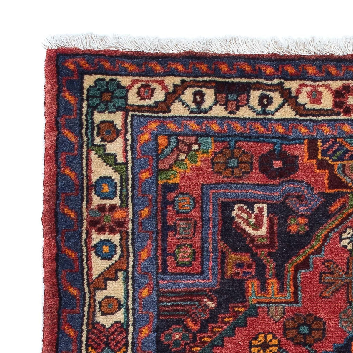Tapis persan - Nomadic - 125 x 88 cm - rouille