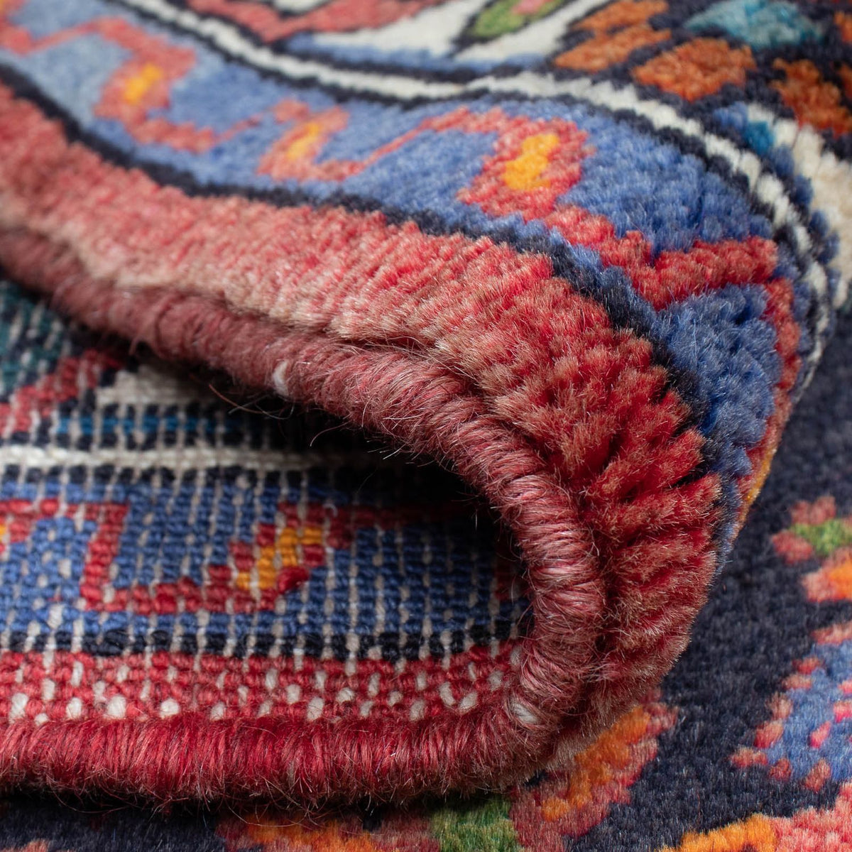 Tapis persan - Nomadic - 125 x 88 cm - rouille