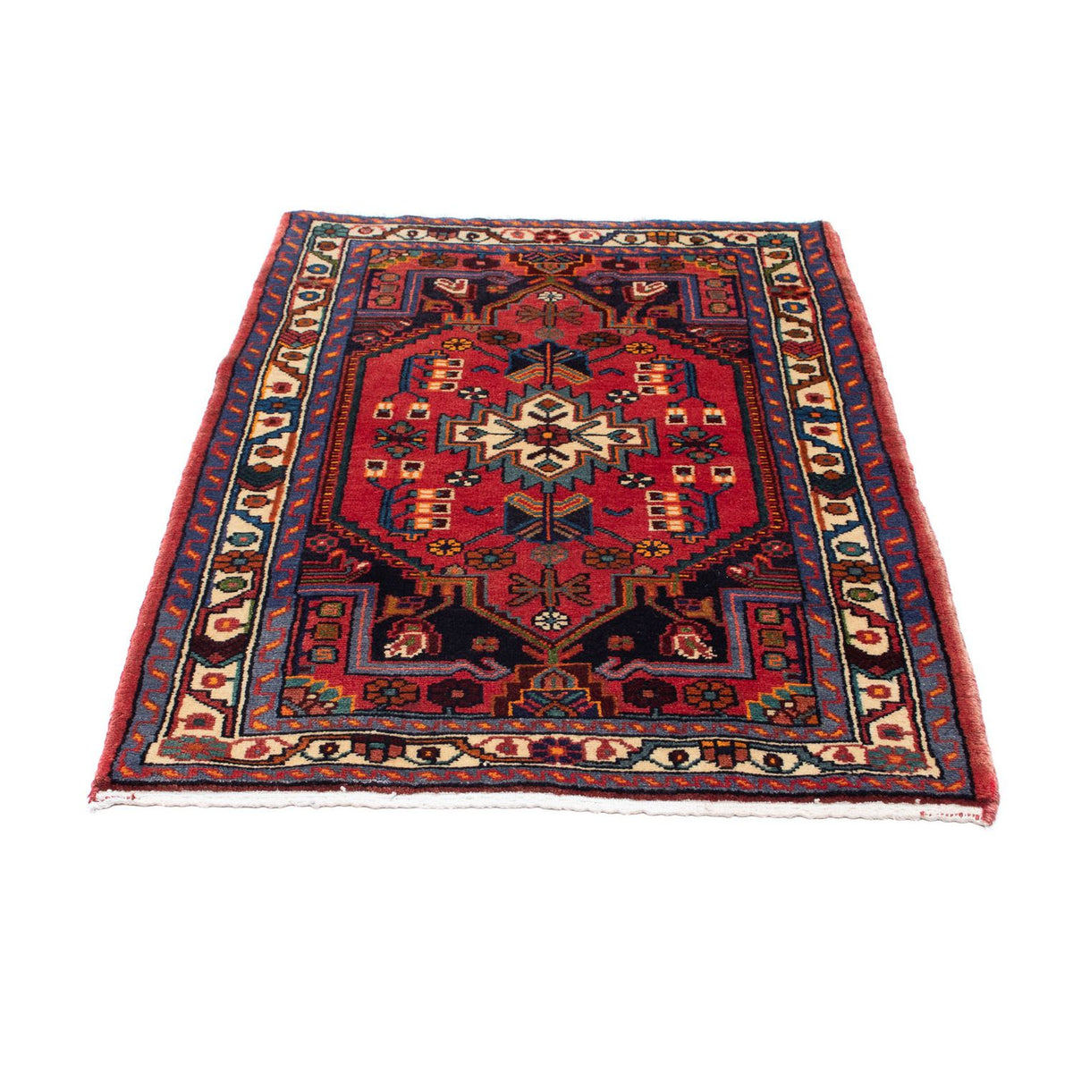 Tapis persan - Nomadic - 125 x 88 cm - rouille