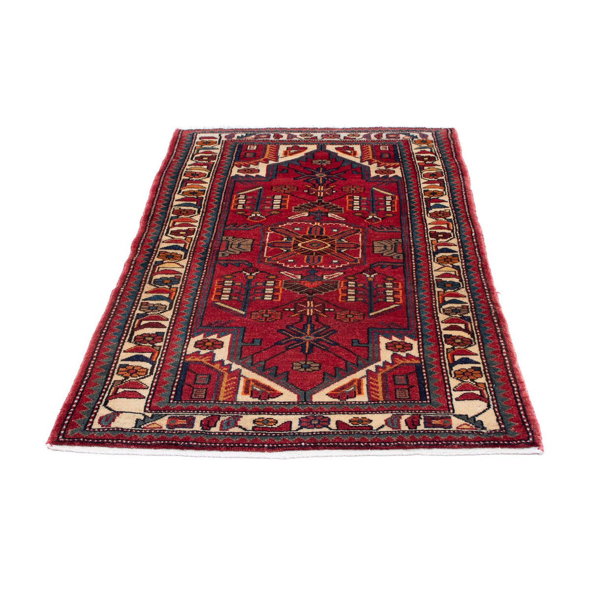 Tapis persan - Nomadic - 145 x 92 cm - rouge