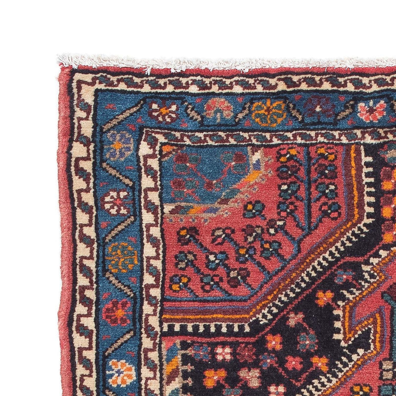 Tapis persan - Nomadic - 118 x 83 cm - bleu foncé