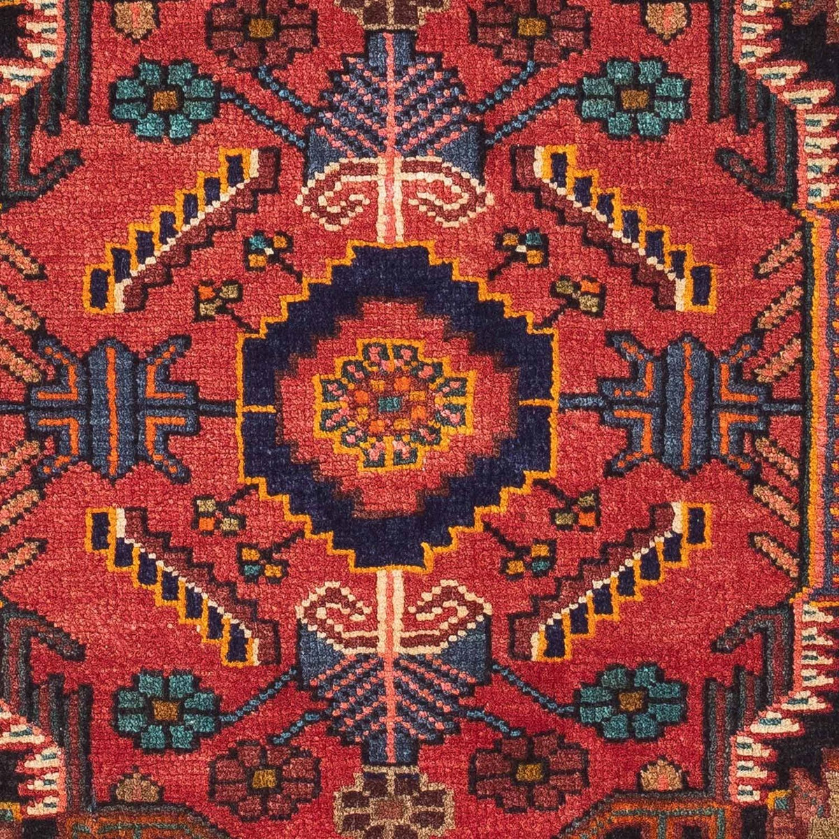 Tapis persan - Nomadic - 127 x 84 cm - rouge
