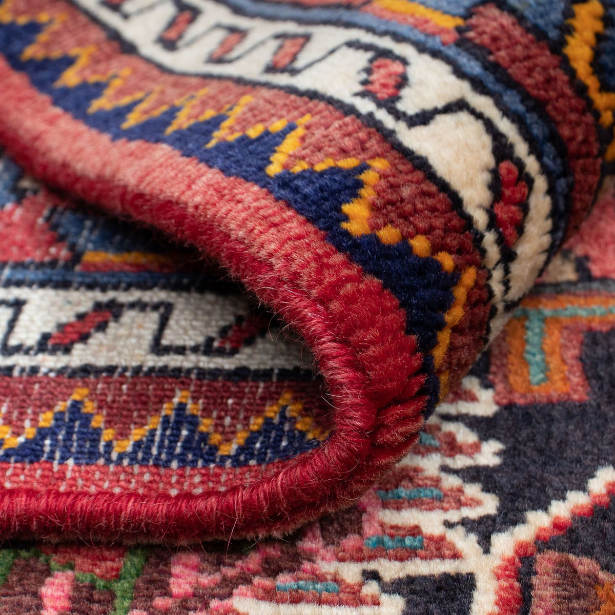 Tapis persan - Nomadic - 127 x 84 cm - rouge