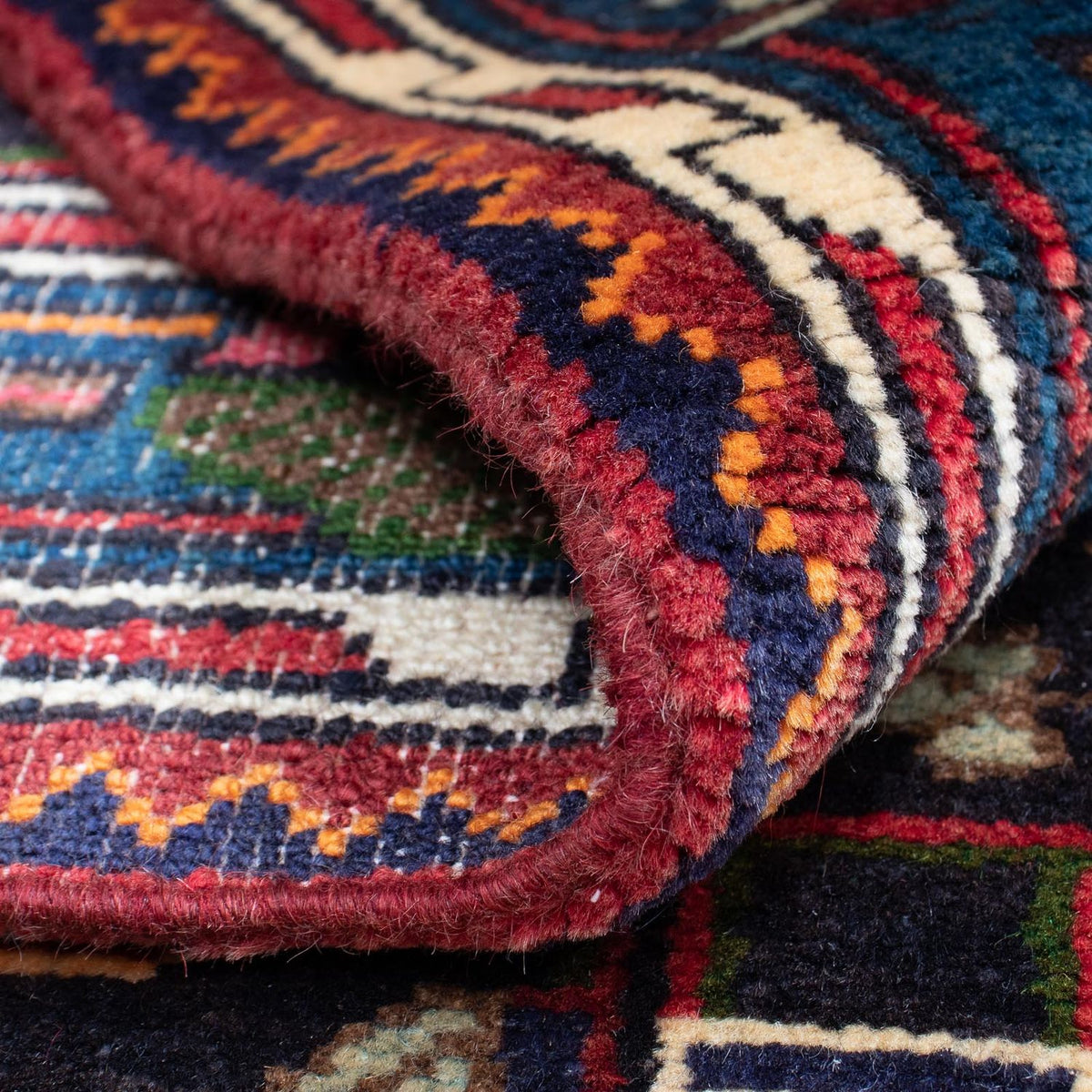 Tapis persan - Nomadic - 128 x 90 cm - rouge