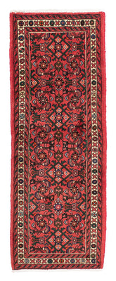 Tapis de couloir Tapis persan - Nomadic - 190 x 68 cm - rouge foncé