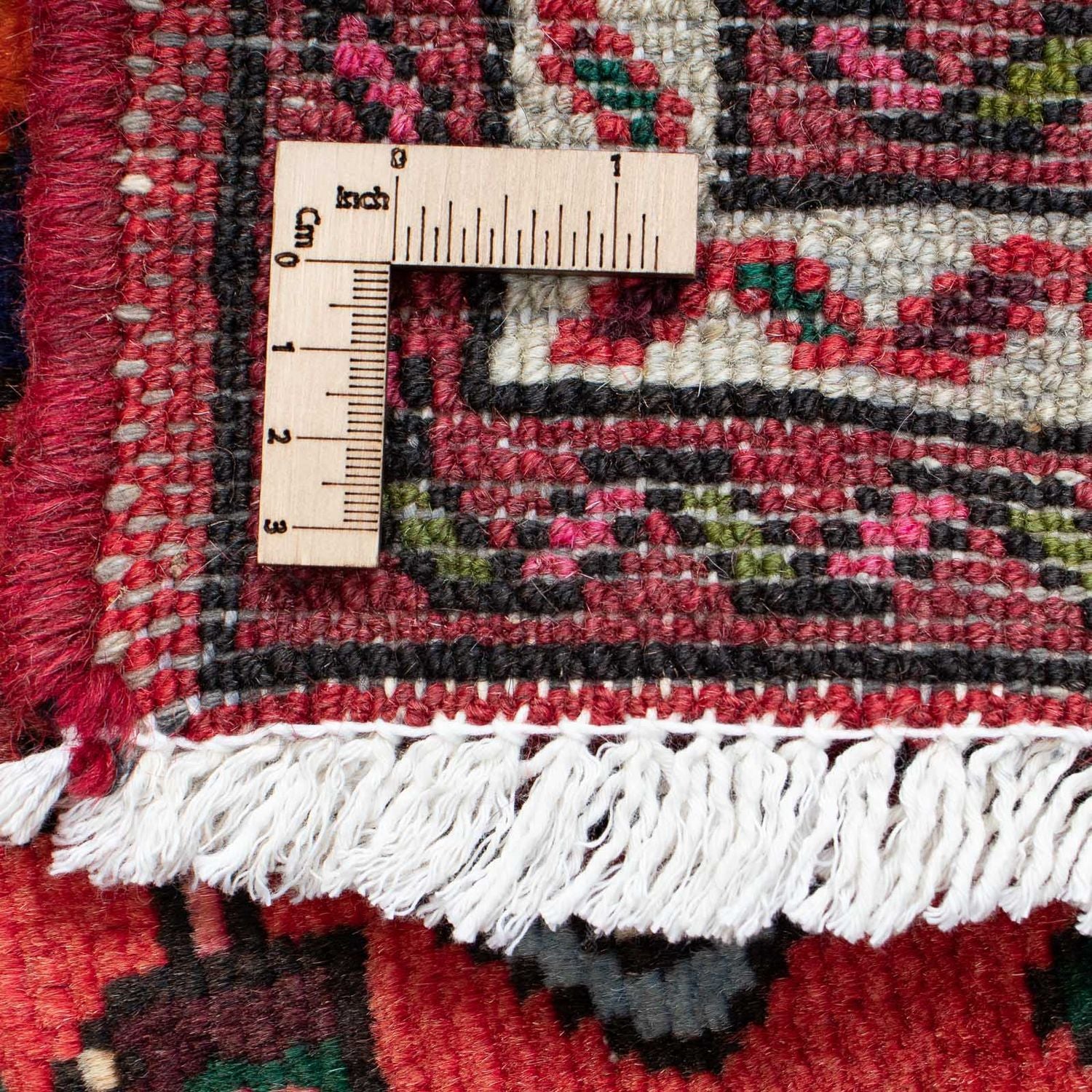 Tapis de couloir Tapis persan - Nomadic - 200 x 72 cm - rouge foncé