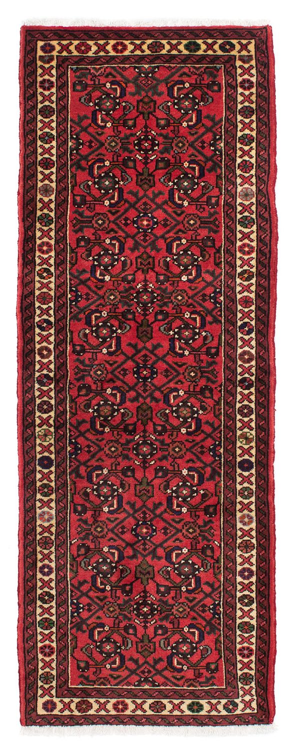 Tapis de couloir Tapis persan - Nomadic - 200 x 70 cm - rouge foncé