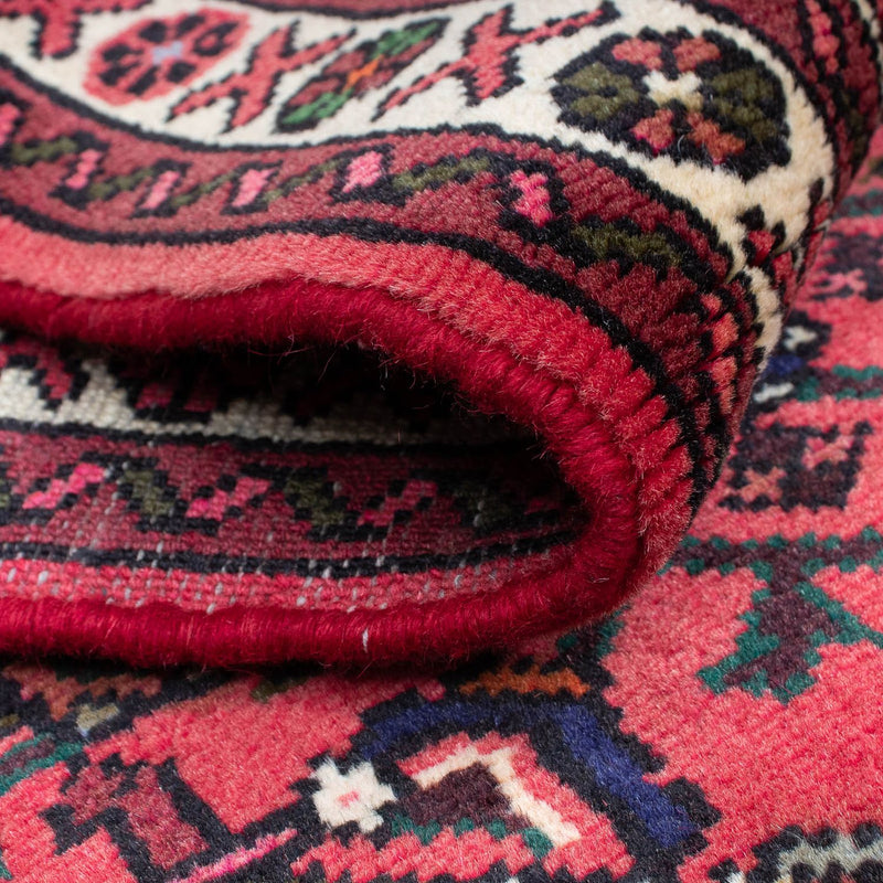 Tapis de couloir Tapis persan - Nomadic - 200 x 70 cm - rouge foncé