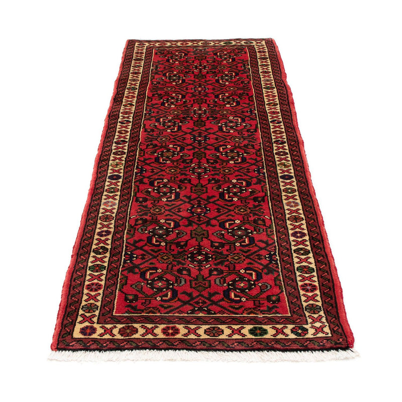 Tapis de couloir Tapis persan - Nomadic - 200 x 70 cm - rouge foncé
