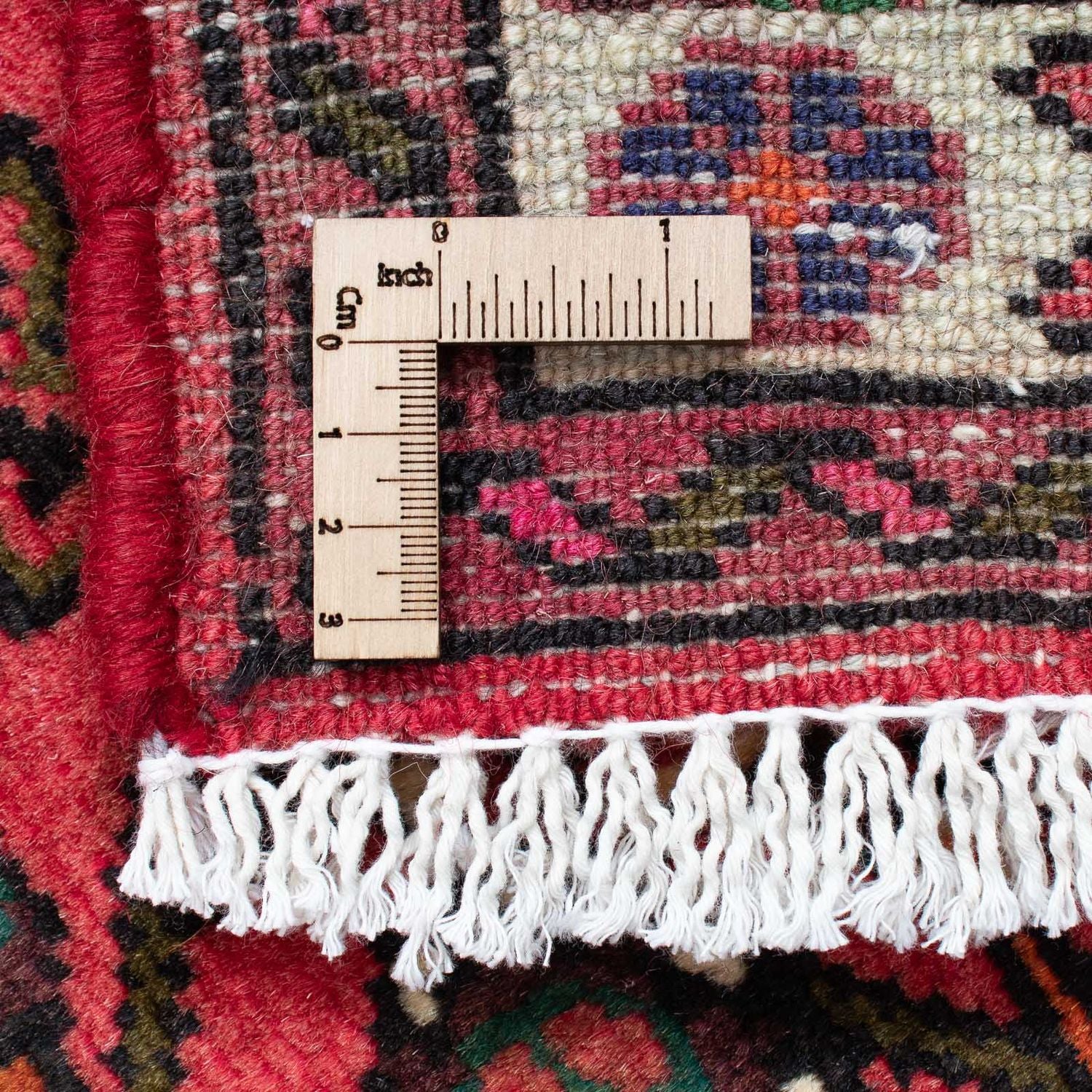 Tapis de couloir Tapis persan - Nomadic - 200 x 70 cm - rouge foncé