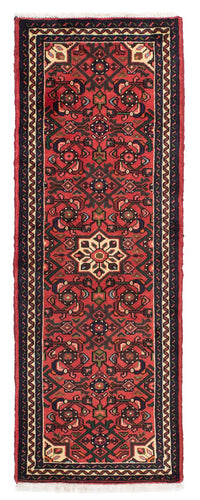 Tapis de couloir Tapis persan - Nomadic - 195 x 68 cm - rouge foncé