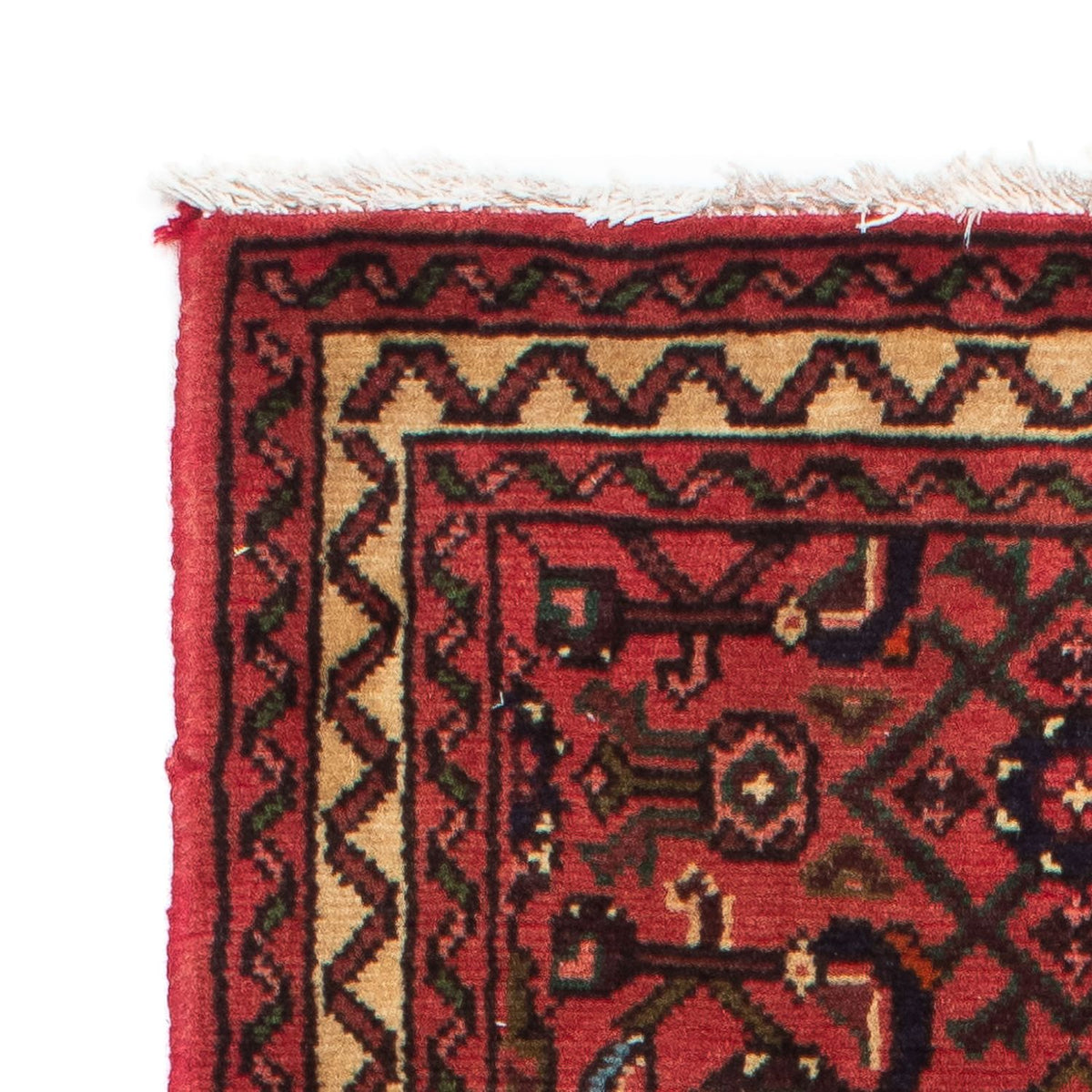 Tapis de couloir Tapis persan - Nomadic - 190 x 68 cm - rouge foncé