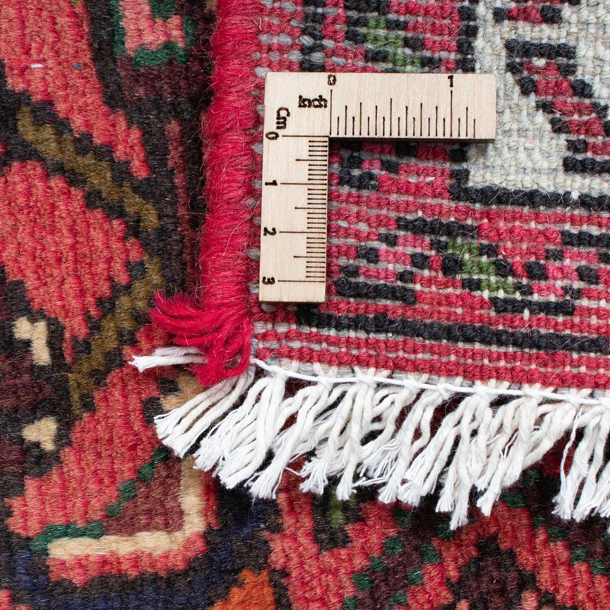 Tapis de couloir Tapis persan - Nomadic - 190 x 68 cm - rouge foncé