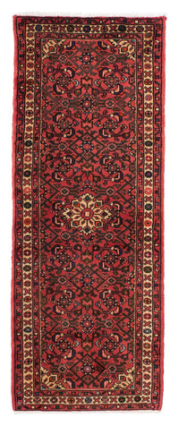 Tapis de couloir Tapis persan - Nomadic - 196 x 70 cm - rouge foncé
