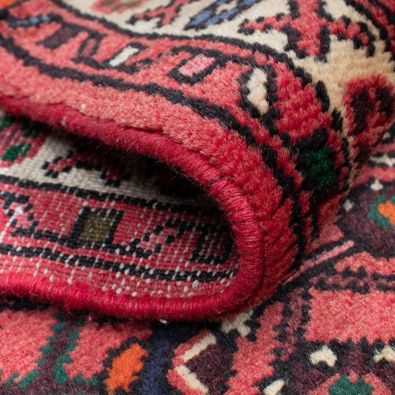 Tapis de couloir Tapis persan - Nomadic - 196 x 70 cm - rouge foncé