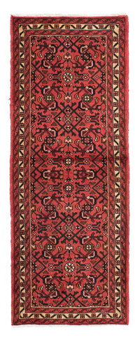 Tapis de couloir Tapis persan - Nomadic - 198 x 70 cm - rouge foncé