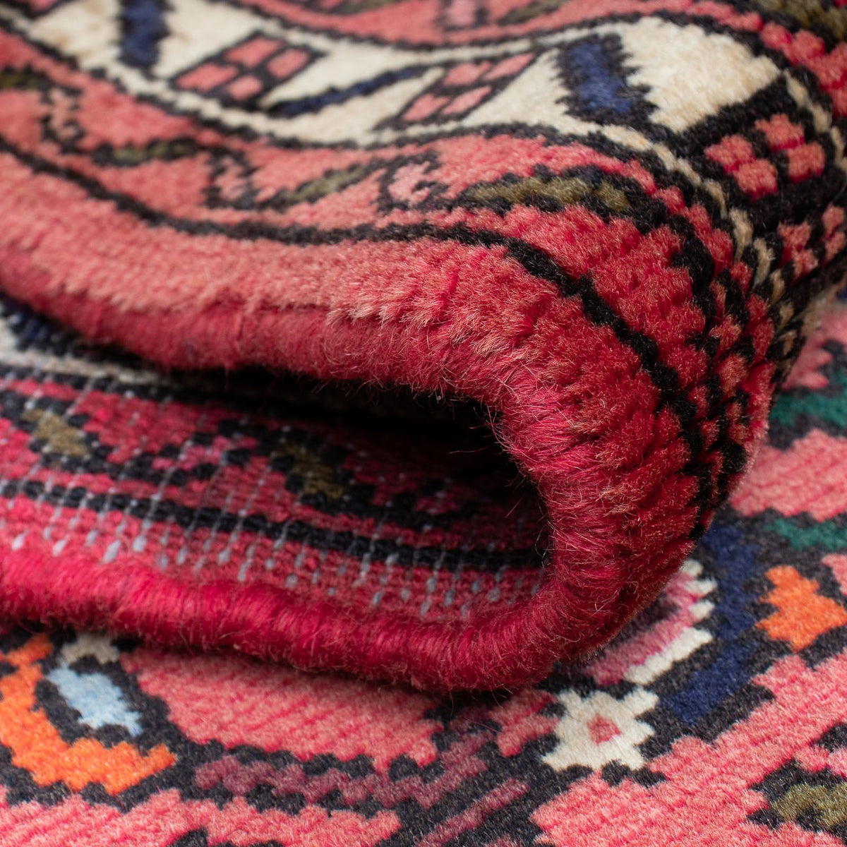 Tapis de couloir Tapis persan - Nomadic - 198 x 70 cm - rouge foncé