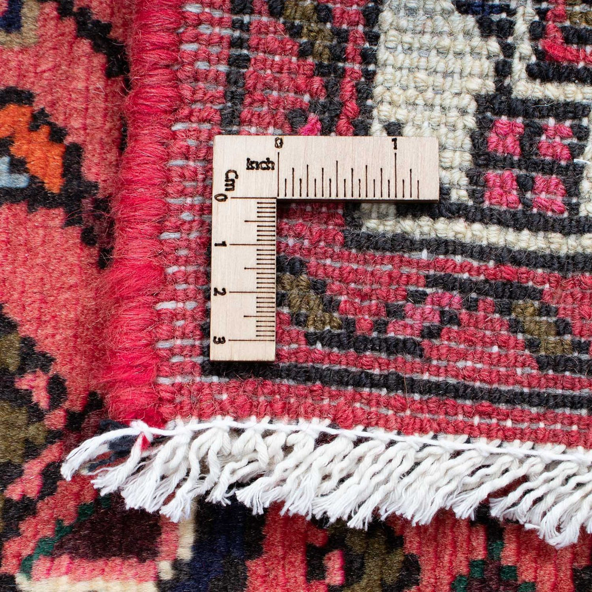 Tapis de couloir Tapis persan - Nomadic - 198 x 70 cm - rouge foncé