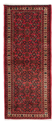 Tapis de couloir Tapis persan - Nomadic - 195 x 74 cm - rouge foncé