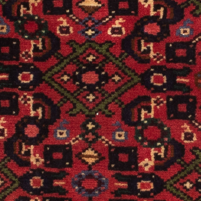 Tapis de couloir Tapis persan - Nomadic - 193 x 65 cm - rouge foncé