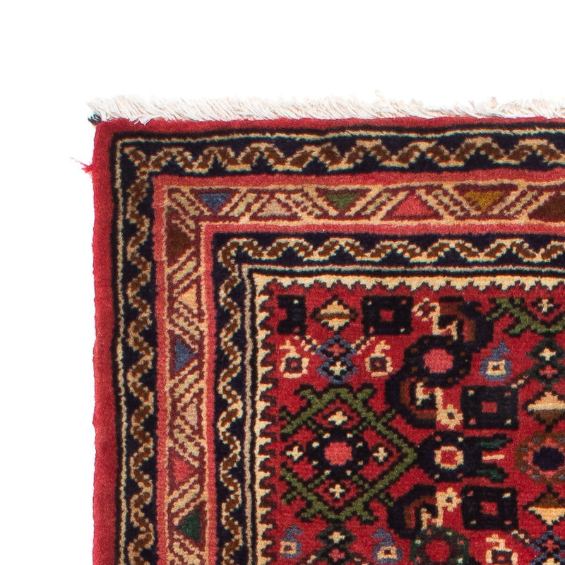 Tapis de couloir Tapis persan - Nomadic - 193 x 65 cm - rouge foncé
