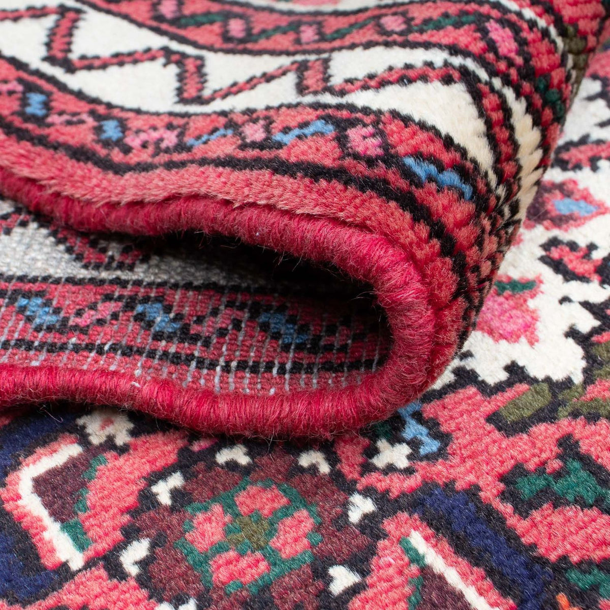 Tapis de couloir Tapis persan - Nomadic - 190 x 80 cm - rouge foncé