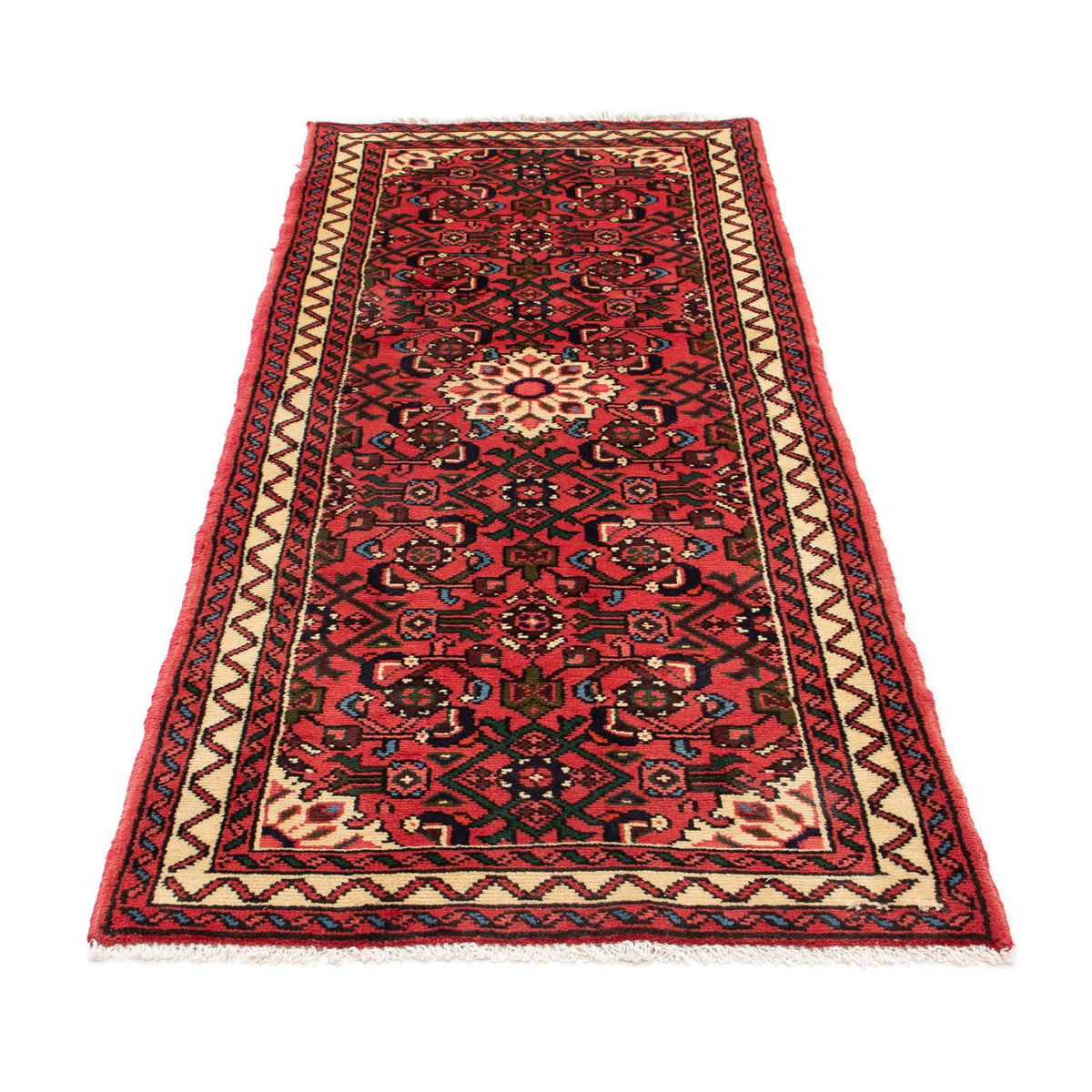 Tapis de couloir Tapis persan - Nomadic - 190 x 80 cm - rouge foncé