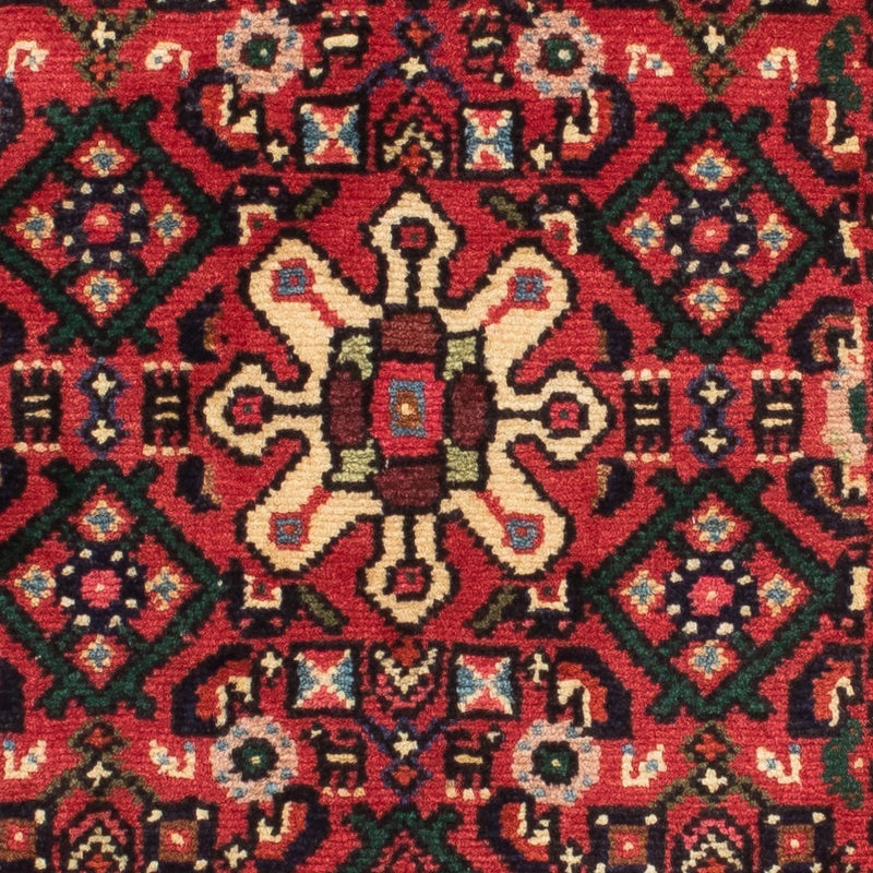 Tapis de couloir Tapis persan - Nomadic - 205 x 70 cm - rouge foncé
