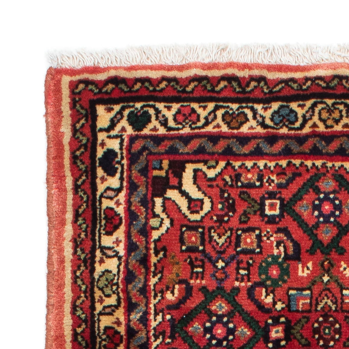 Tapis de couloir Tapis persan - Nomadic - 205 x 70 cm - rouge foncé