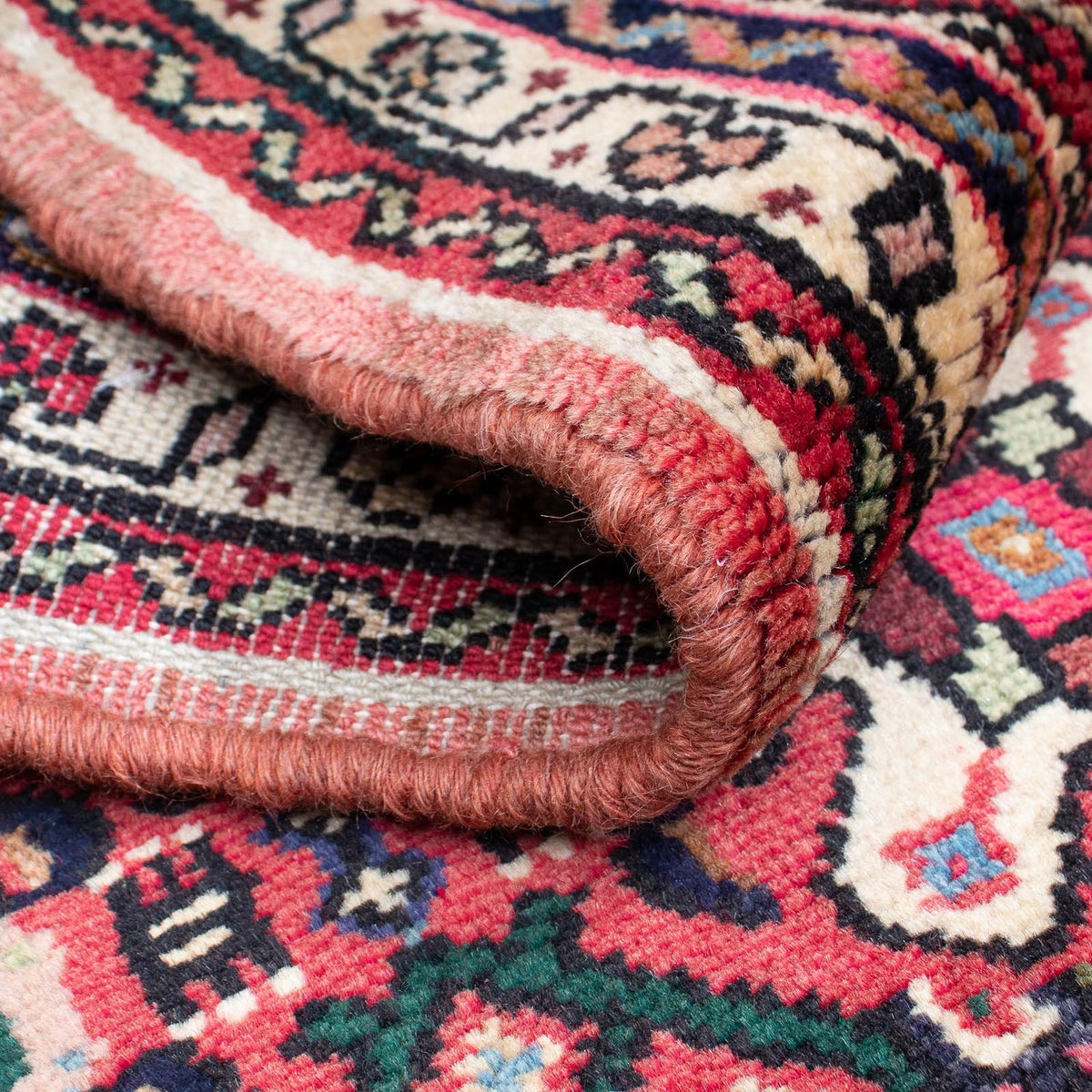 Tapis de couloir Tapis persan - Nomadic - 205 x 70 cm - rouge foncé