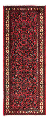 Tapis de couloir Tapis persan - Nomadic - 195 x 75 cm - rouge foncé