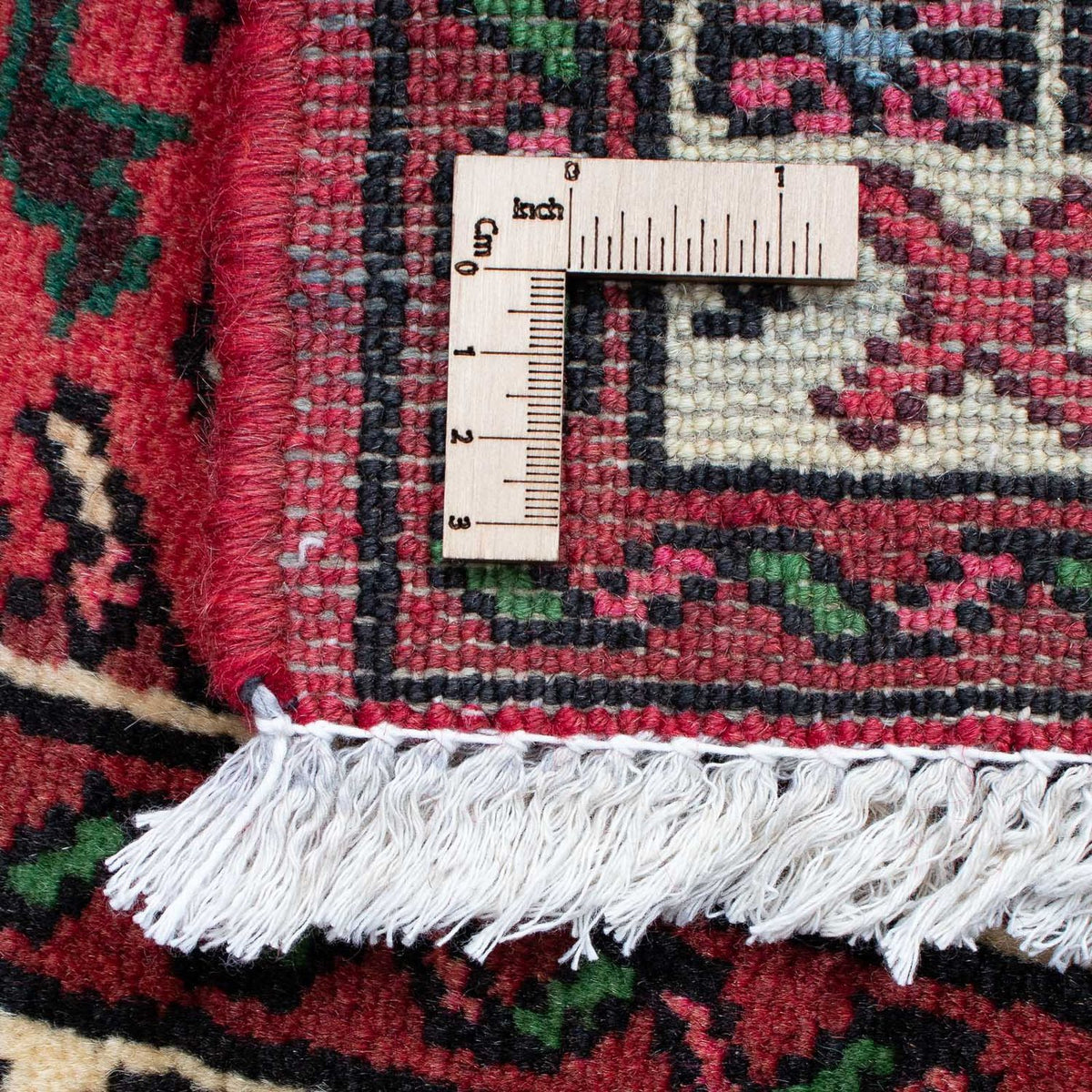 Tapis de couloir Tapis persan - Nomadic - 195 x 75 cm - rouge foncé