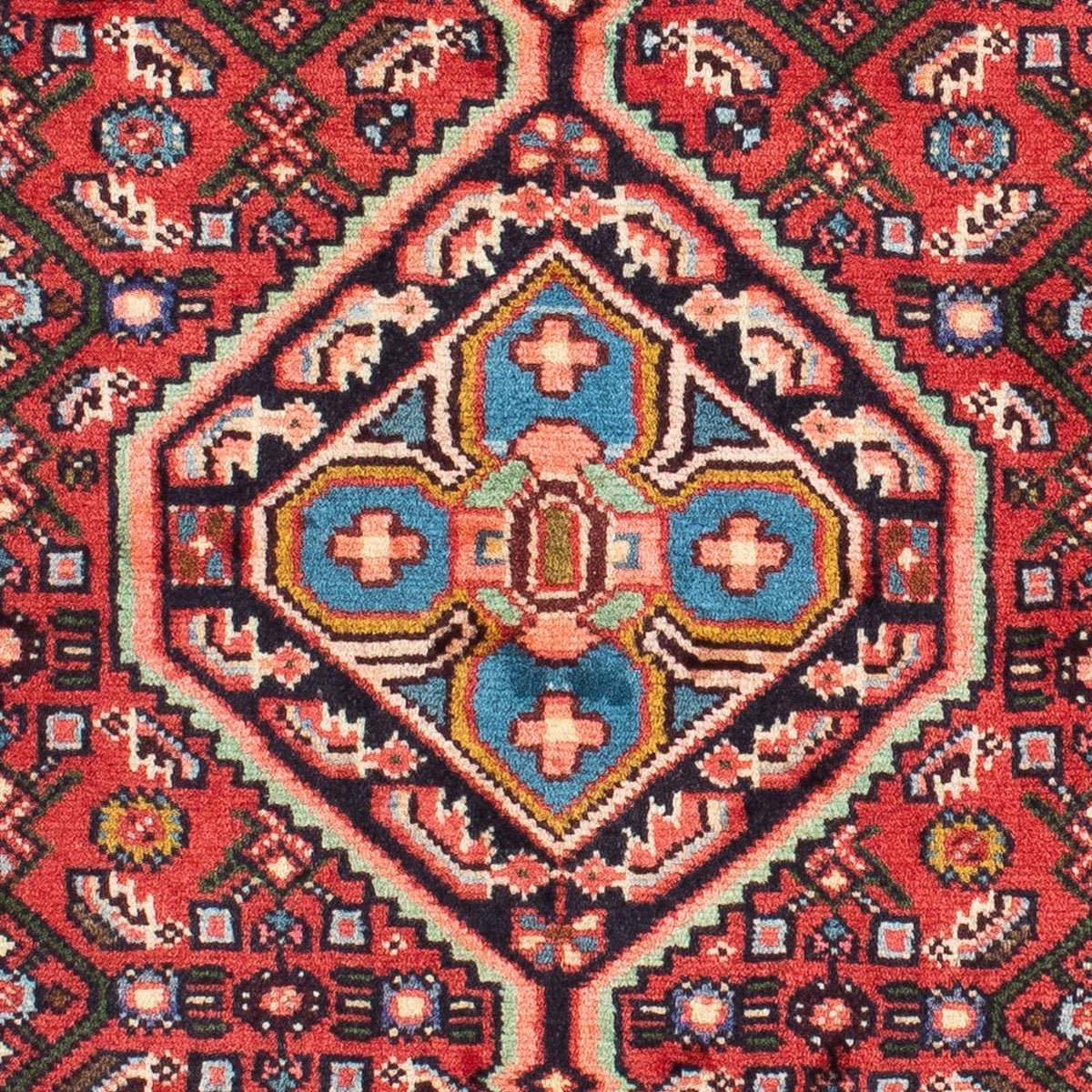 Tapis de couloir Tapis persan - Nomadic - 190 x 82 cm - rouge foncé